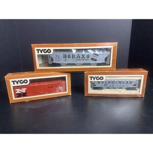 Tyco HO train cars lot Of 3 Virginian Hopper,New Haven & B Hopper